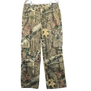 Mossy Oak Infinity Breakup Womens Cargo Pants Camouflage Size 10-12 Flat Front